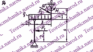 Рисунок задания для работы 14-го варианта Д15