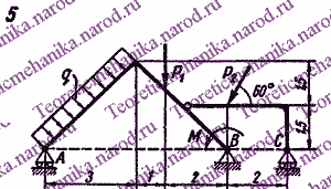 Рисунок задания для работы 5-го варианта Д15