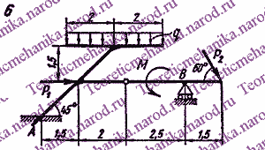 Рисунок задания для работы 6-го варианта Д15